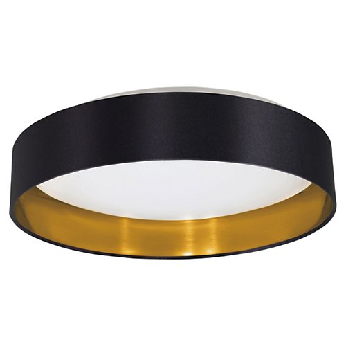 Maserlo LED Flushmount (Black and Gold) - OPEN BOX RETURN