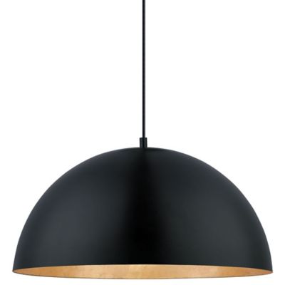 Gaetano LED Pendant (Black & Gold/Med) - OPEN BOX RETURN