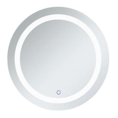 Dolah Round LED Mirror by Huxe at Lumens.com