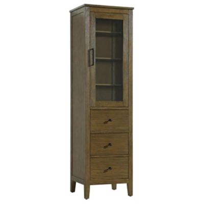 Brentford Bath Storage Glass Cabinet