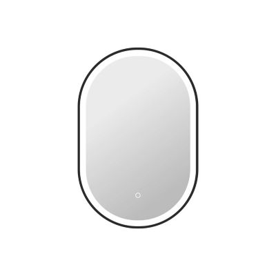 Damask LED Oval Wall Mirror