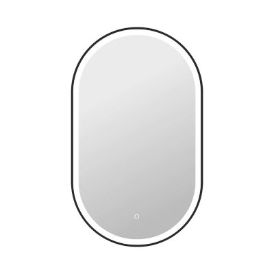 Damask LED Oval Wall Mirror