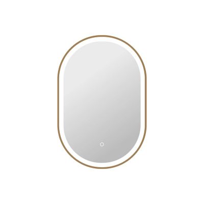 Damask LED Oval Wall Mirror