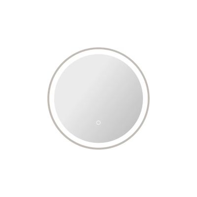 Damask Round LED Wall Mirror