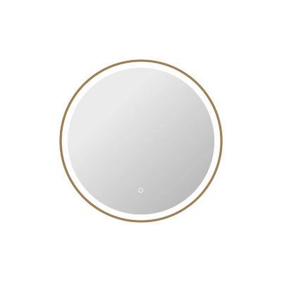 Damask Round LED Wall Mirror