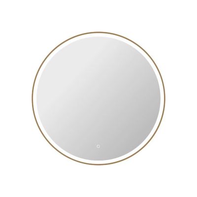 Damask Round LED Wall Mirror
