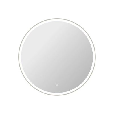 Damask Round LED Wall Mirror