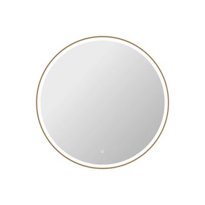 Damask Round LED Wall Mirror