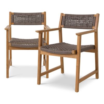 Cancun Outdoor Dining Armchair, Set of 2