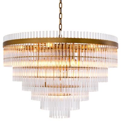 East Round Chandelier (Antique Brass) - OPEN BOX