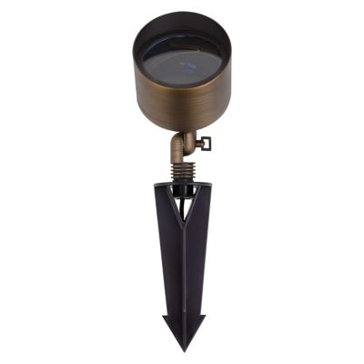 Aera Outdoor Cast Brass Wide Spot Light