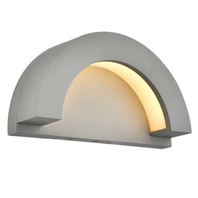 Raine Semi-Round Outdoor LED Wall Sconce