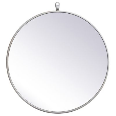 Rowan Round Wall Mirror with Decorative Hook