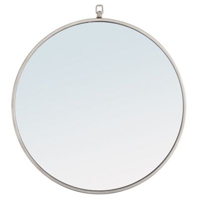 Rowan Round Wall Mirror with Decorative Hook