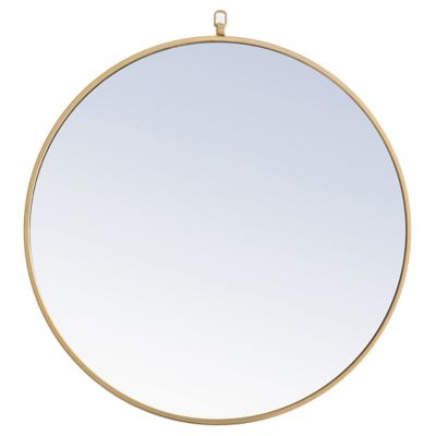 Rowan Round Wall Mirror with Decorative Hook