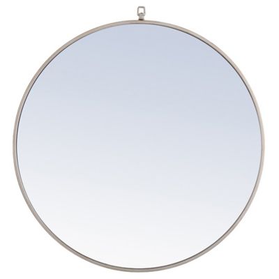 Rowan Round Wall Mirror with Decorative Hook