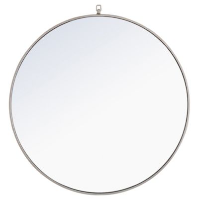 Rowan Round Wall Mirror with Decorative Hook