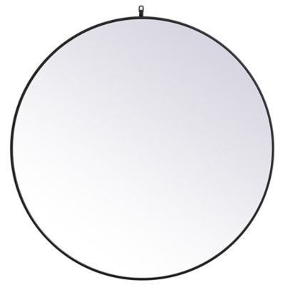 Rowan Round Wall Mirror with Decorative Hook