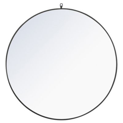 Rowan Round Wall Mirror with Decorative Hook