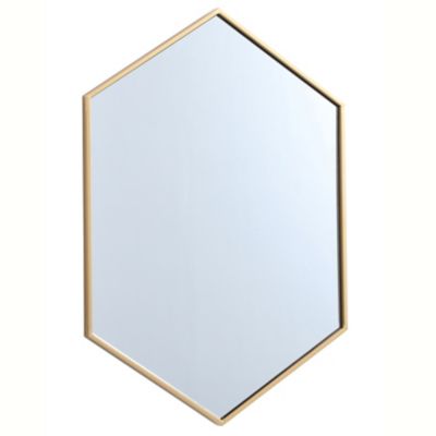 Decker Hexagon Wall Mirror
