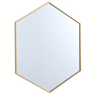 Decker Hexagon Wall Mirror