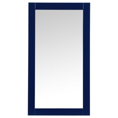 Aqua Rectangle Vanity Mirror