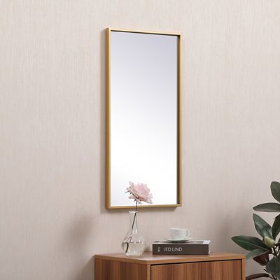 Shown in Brass color, 14 Inch x 28 Inch size, in use