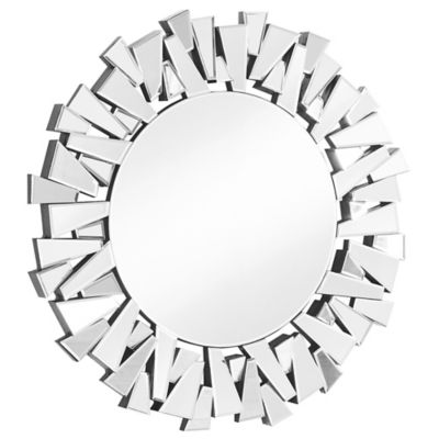 Modern Sparkle Round Mirror