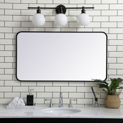 Shown in Black finish, 22 x 40 size, in use
