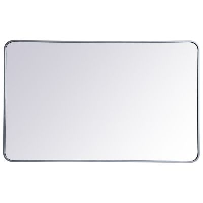 Evermore Soft Corner Metal Rectangular Vanity Mirror