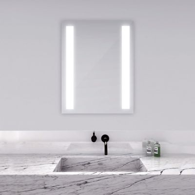 Shown in Mirror finish, 24" x 36", lit, in use