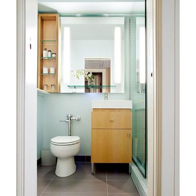 Shown in Mirror finish, 24" x 36", lit, in use