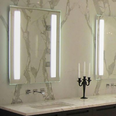 Shown in Mirror finish, 24" x 36", lit, in use