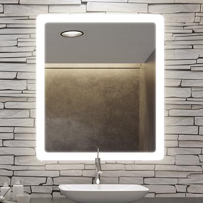 Eyla Radius LED Lighted Mirror with Keen® One Touch Dimming