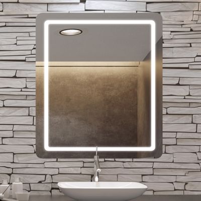 Aria Radius Lighted Mirror