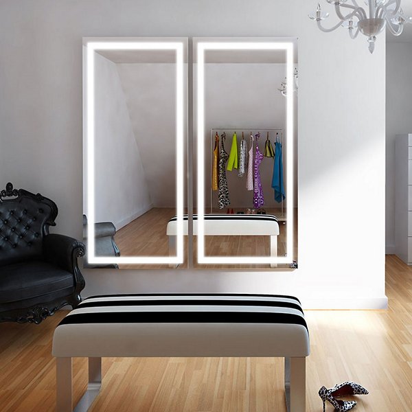 Integrity Wardrobe LED Lighted Mirror with WArm Dim Technology