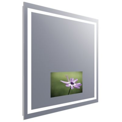 Integrity Lighted Mirror with TV(21 In|48X42 Inch)-OPEN BOX