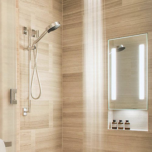 Acclaim In-Shower Fog Free Mirror with Down Light