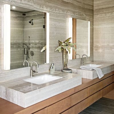Shown in Mirror finish, lit, in use