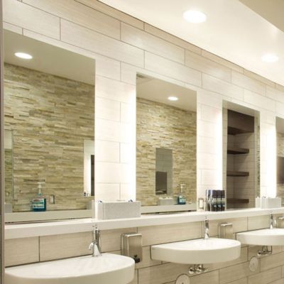 Commercial Lighted Mirrors by Electric Mirror preferred by designers.