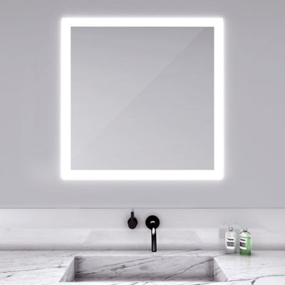 Silhouette LED Lighted Mirror