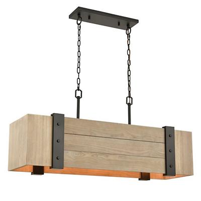 Wooden Crate Linear Suspension