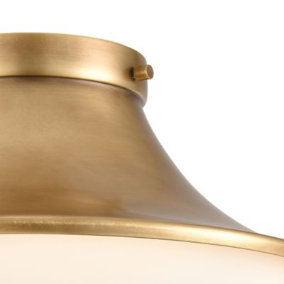 Bell Flush Mount (Unlacquered Brass)