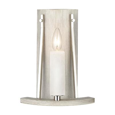 White Stone Wall Sconce