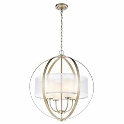 Diffusion Chandelier by ELK (Aged Silver) - OPEN BOX RETURN