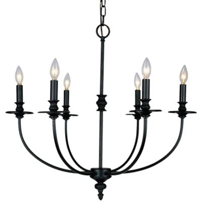 Hartford 6-Light Chandelier (Oil Rubbed Bronze) - OPEN BOX