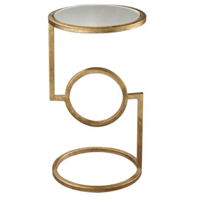 Mirrored Top Accent Table