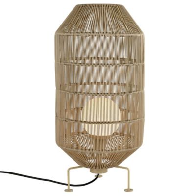 Corsica Outdoor Floor Lamp (Beige) - OPEN BOX