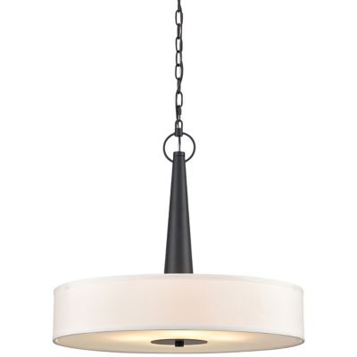 Leo Drum Pendant (Matte Black) - OPEN BOX