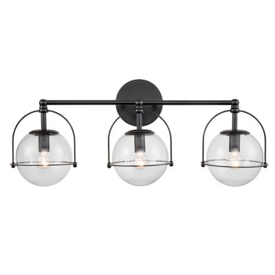 Langford Bath Bar (Matte Black|3 Light) - OPEN BOX